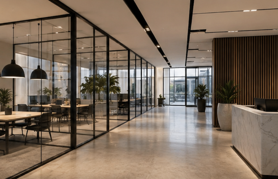 Commercial interior construction
